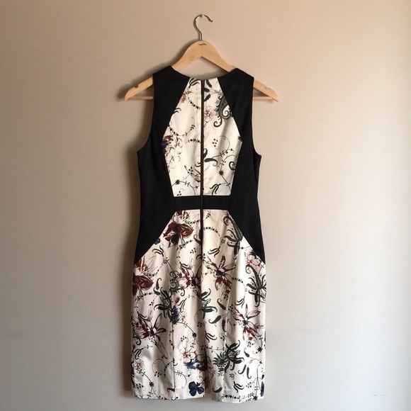 Cue | Black/White/Floral Dress | Size 10 - Picture 9 of 9